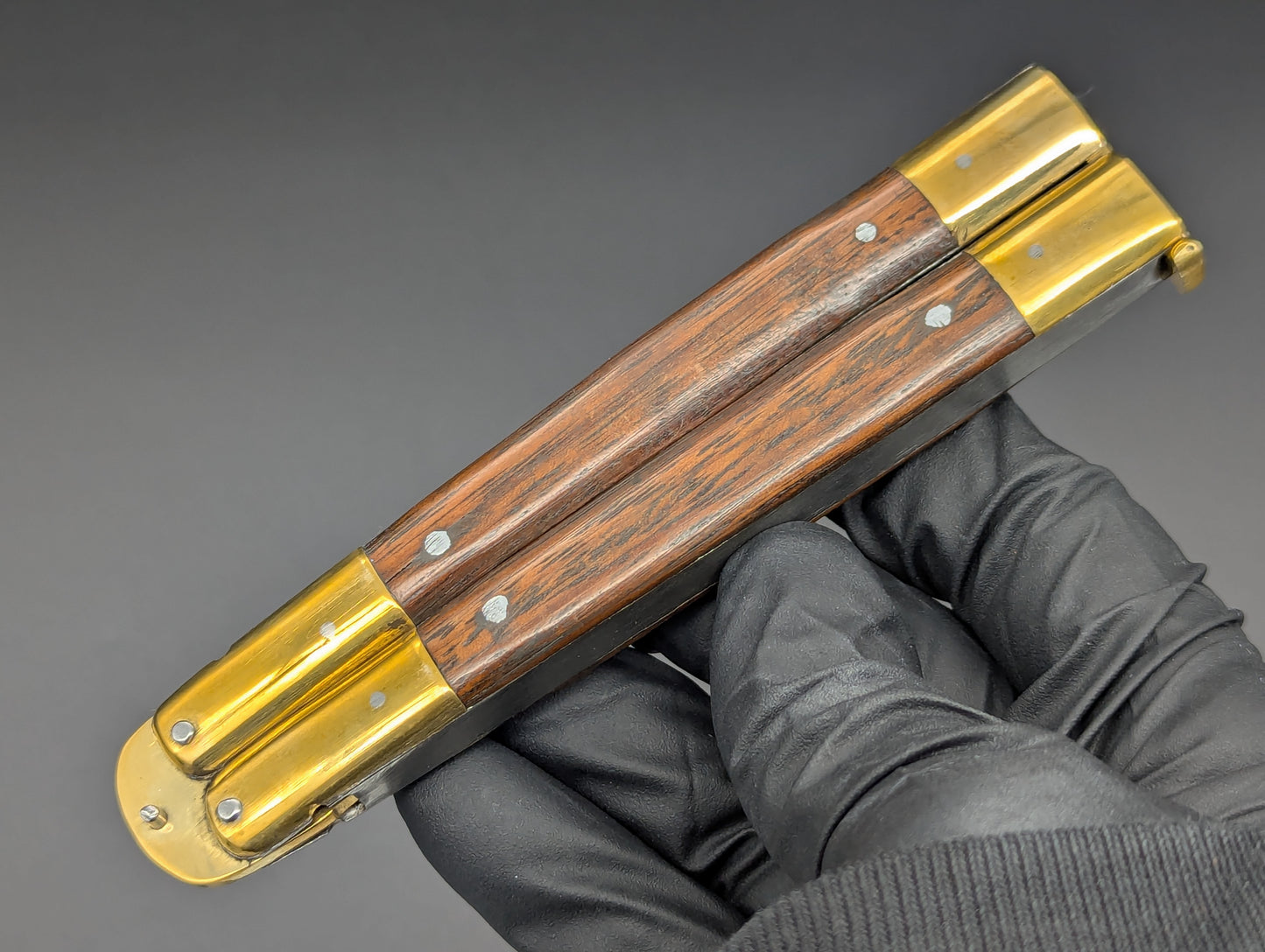 Philippines Handmade Wood & Brass Balisong Comb