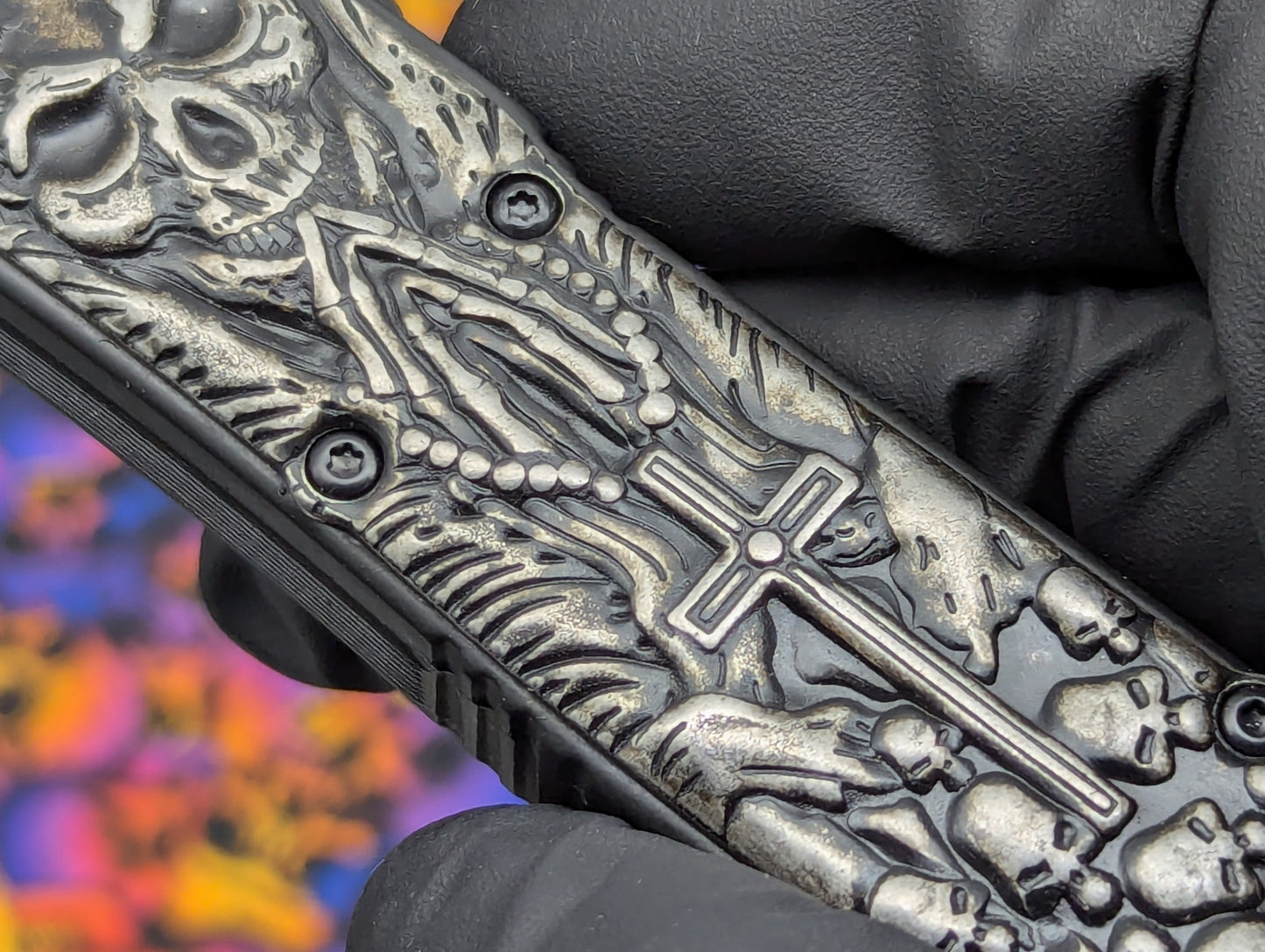 Tactical Reaper Dual Action OTF Knife Double Edge