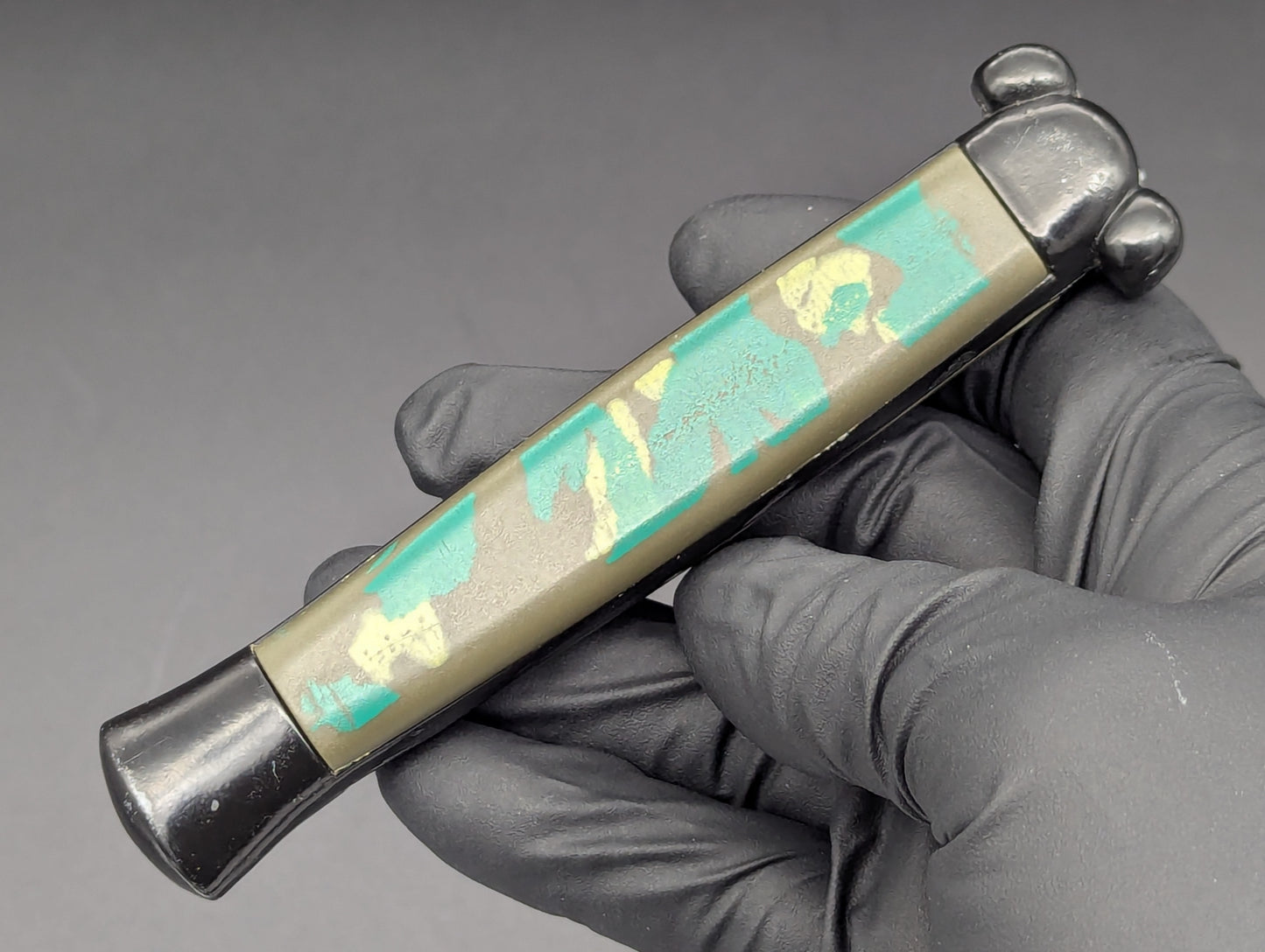 Camouflage NATO MILITARY OTF Knife 80's Vintage