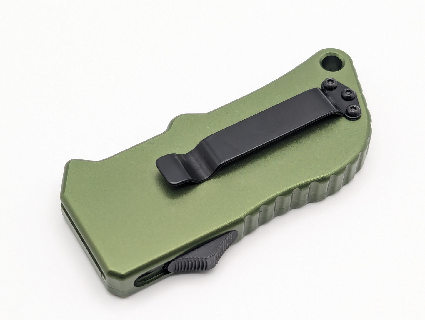 Green Carbon Fiber D/A Box Cutter OTF Knife