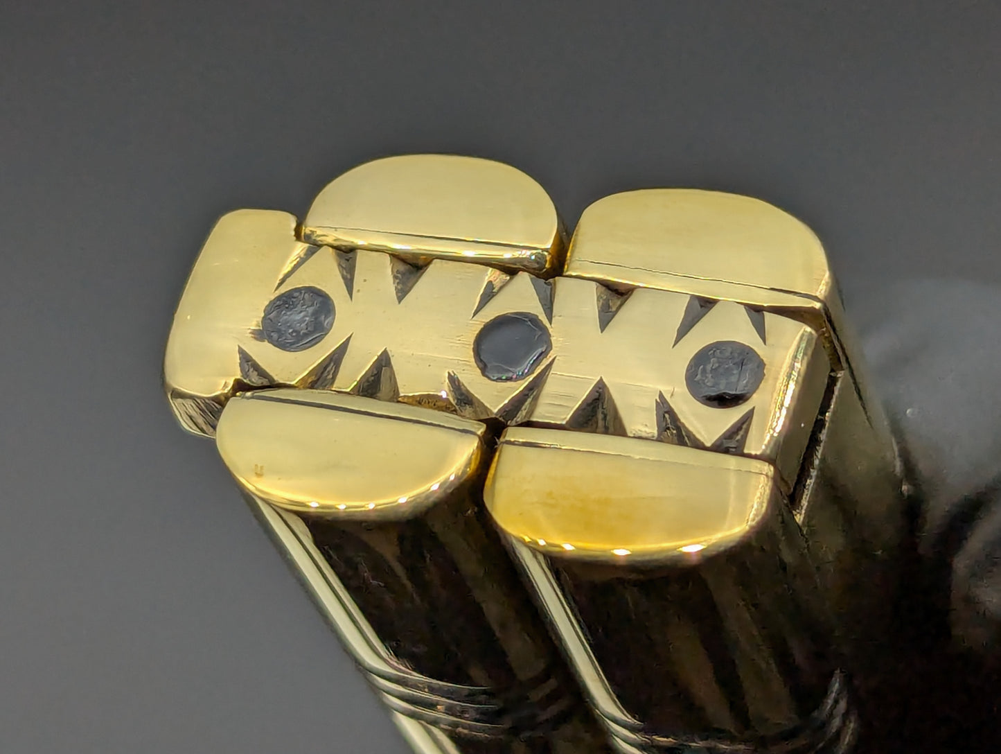 402G FHM SOLID BRASS BALISONG RAMBO CLIP POINT