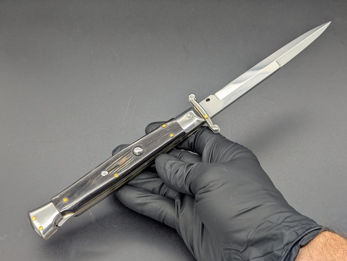 29cm Frank B Buffalo Horn Swinguard Bayonet Blade