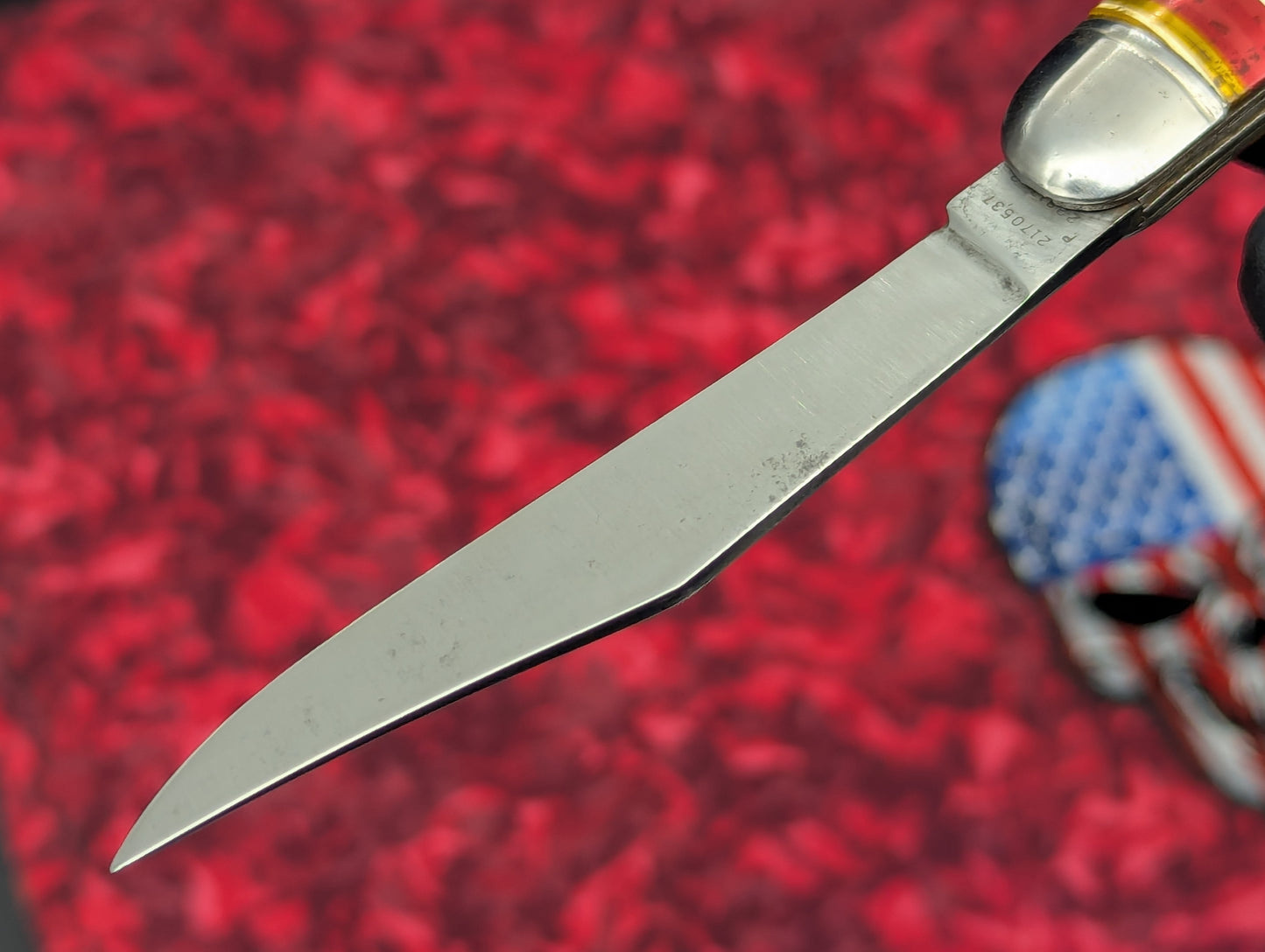 ANTIQUE IMPERIAL USA CANDYSTRIPE SWITCHBLADE KNIFE