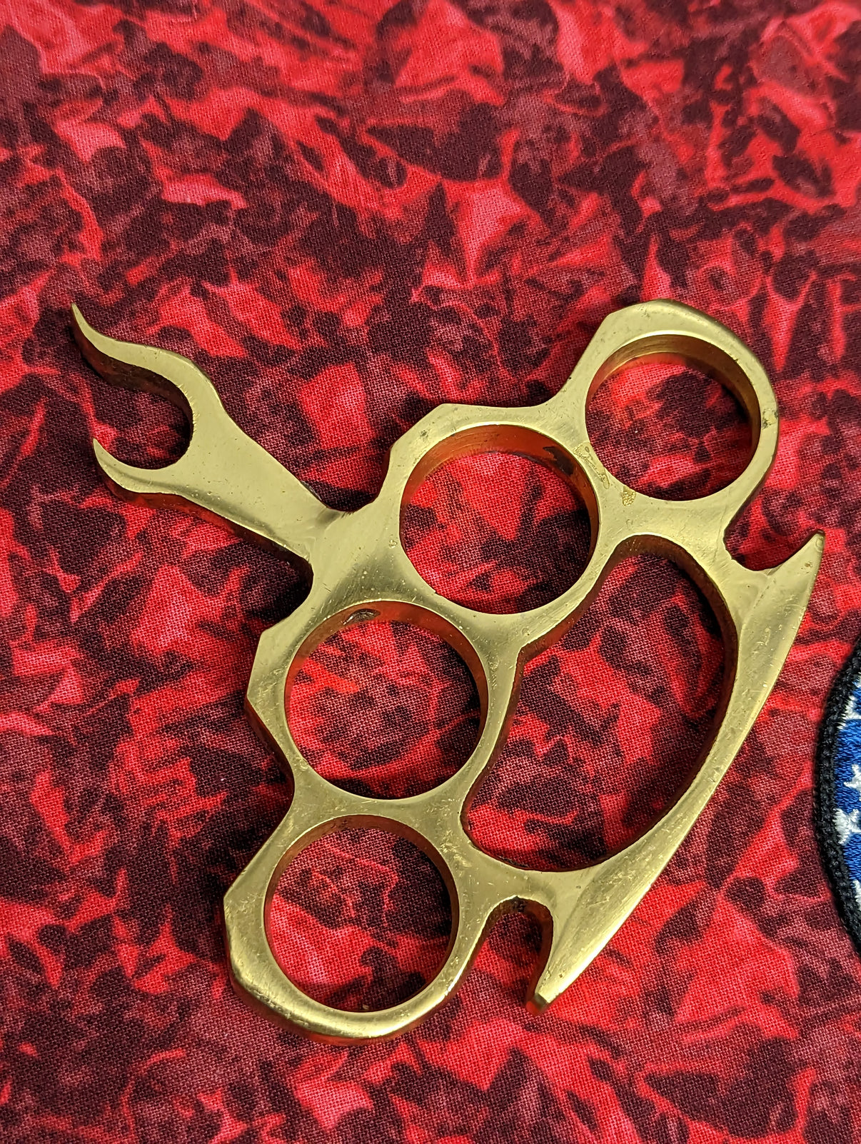 Solid Brass Knuckle Bottle Opener LIGHTNING OTF KNIVES