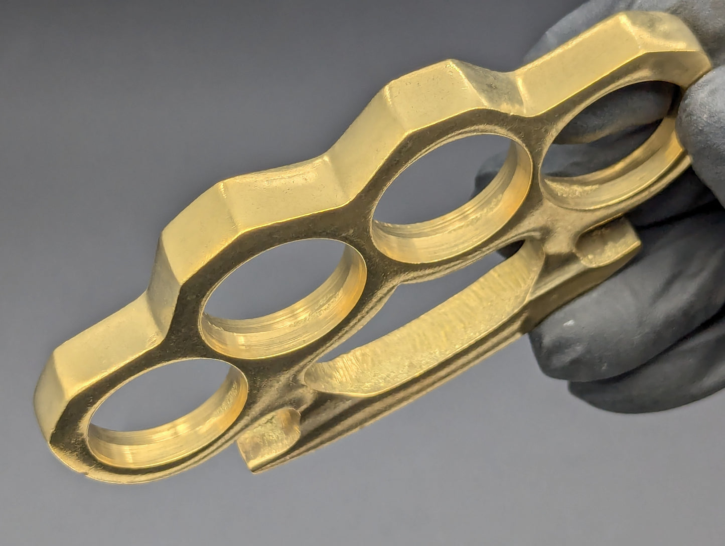 SOLID CAST BRASS SQUARE TOP BRASS KNUCKLE DUSTER