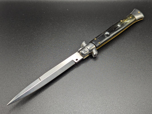 11" FRANK BELTRAME BRAZILIAN HORN ITALIAN STILETTO BAYONET