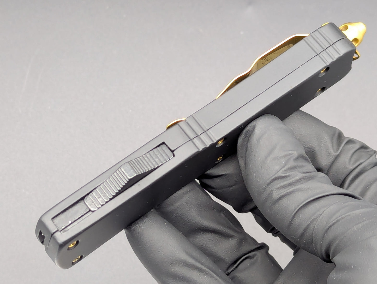 8.5" DAMASCUS HELL RAISER D/A OTF KNIFE