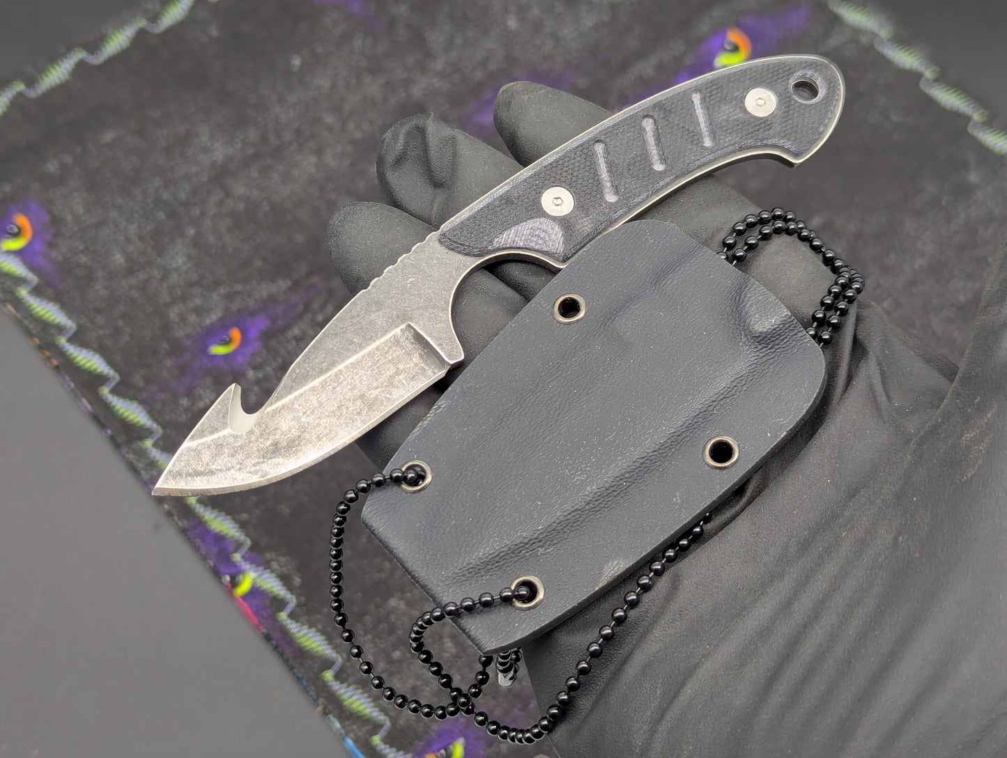 5.5" Mini Guthook G-10 Neck Knife