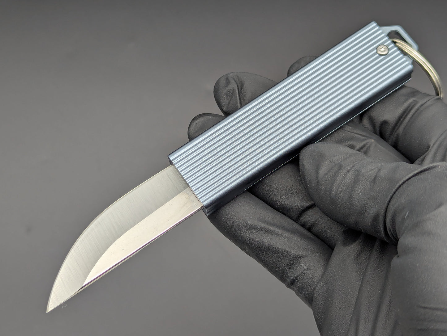 EDC D2 KEYRING GRAVITY UTILITY KNIFE GREY