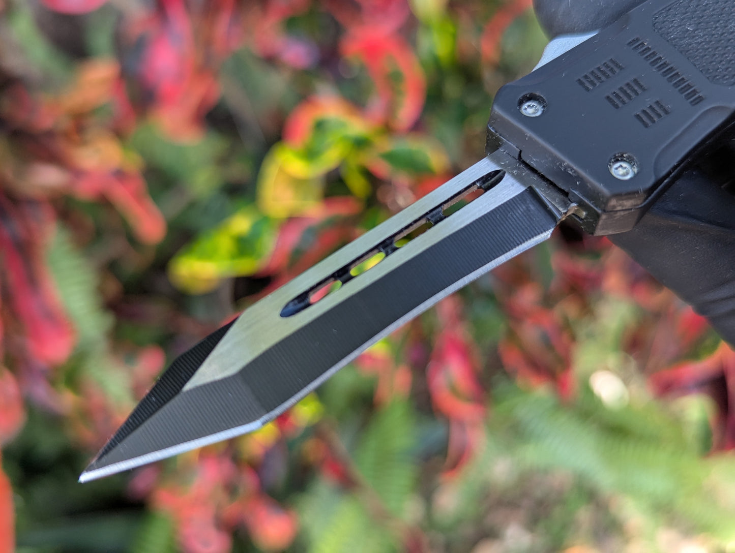 7" Mini Reverse Tanto Tactical D/A OTF Knife