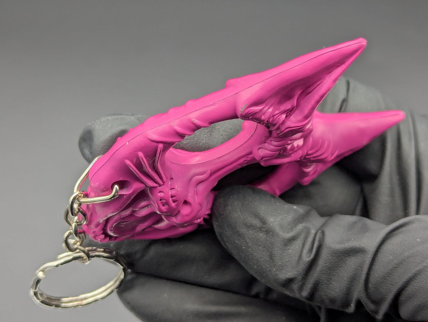 PINK ABS CAT SELF DEFENSE KEYRING