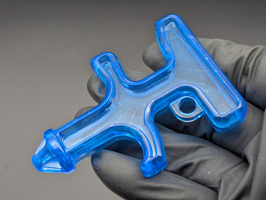 BLUE COMBAT TECHNOLOGIES IMPACT PLASTIC SELF DEFENSE KEYRINGS