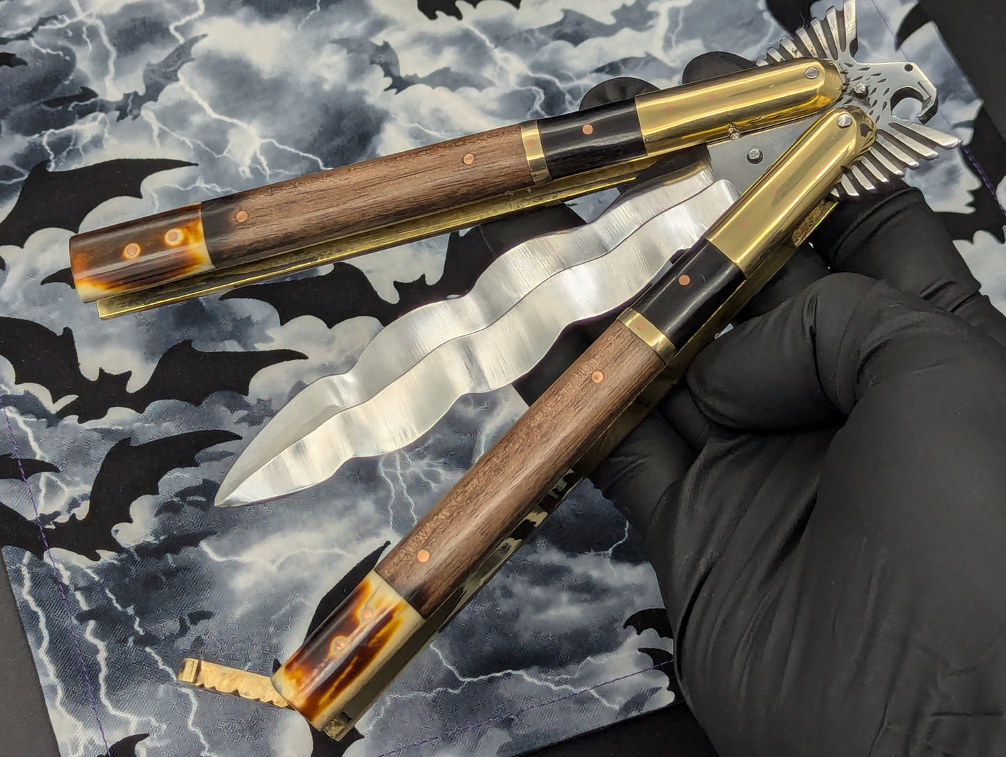 11" Eagle Tang Philippines Handmade Balisong Kris