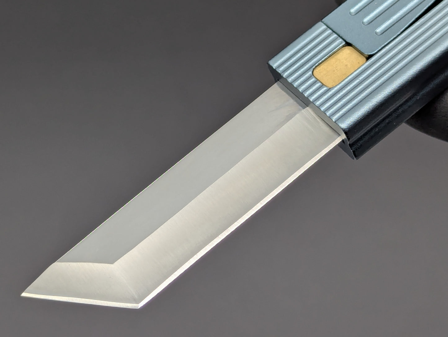 MINI TANTO GRAVITY KNIFE KEYRING BLUE GREY