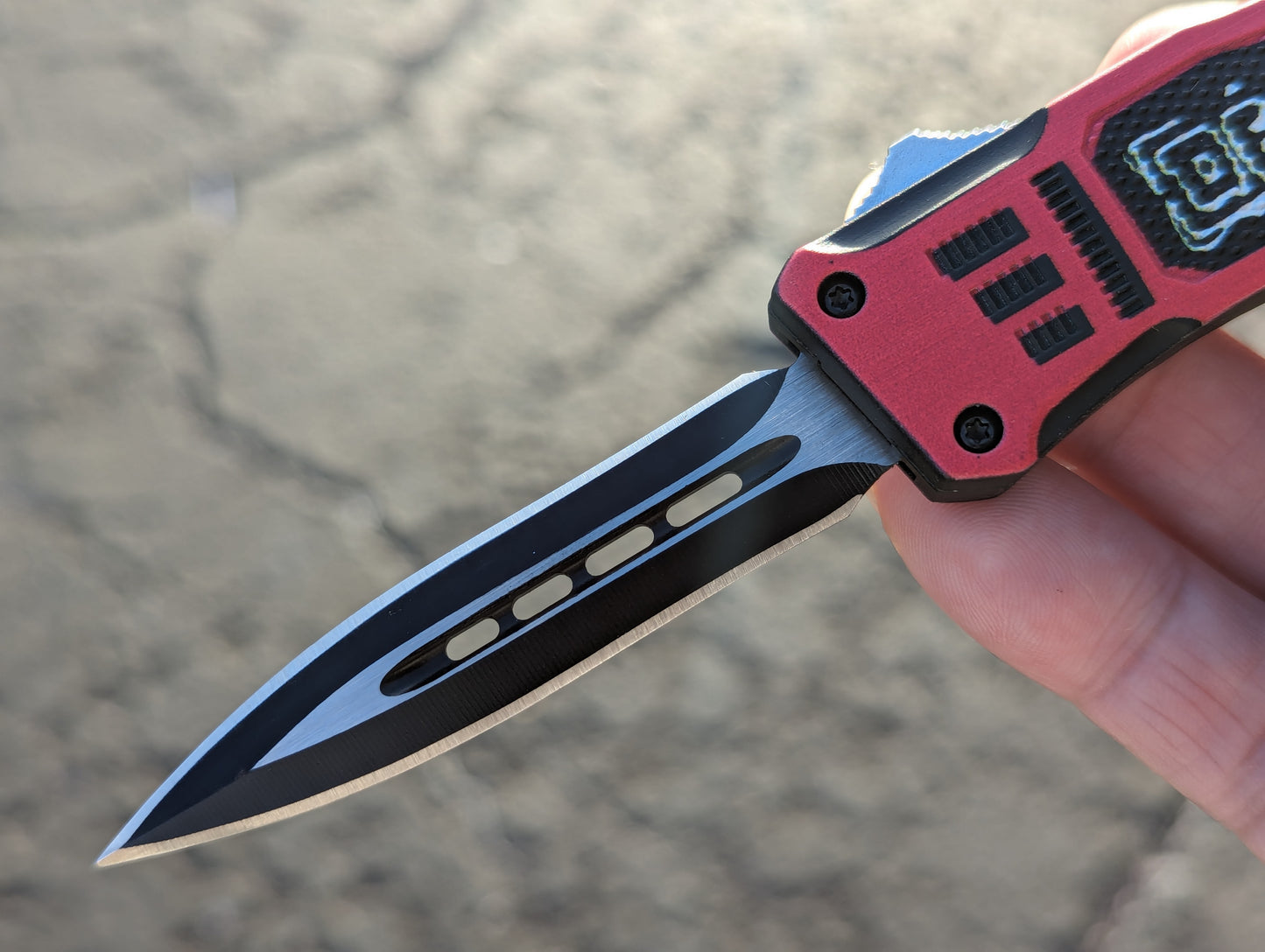 7" Mini DEADPOOL D/A OTF Automatic Knife