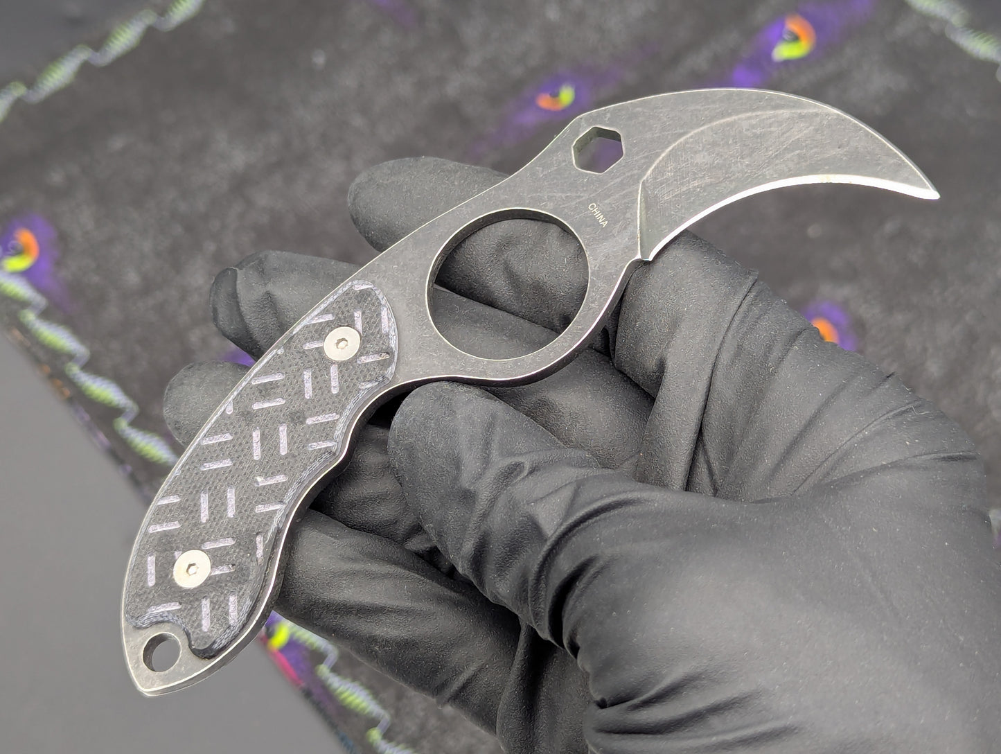 5" Mini Guthook G-10 Neck Knife w/ Sheath