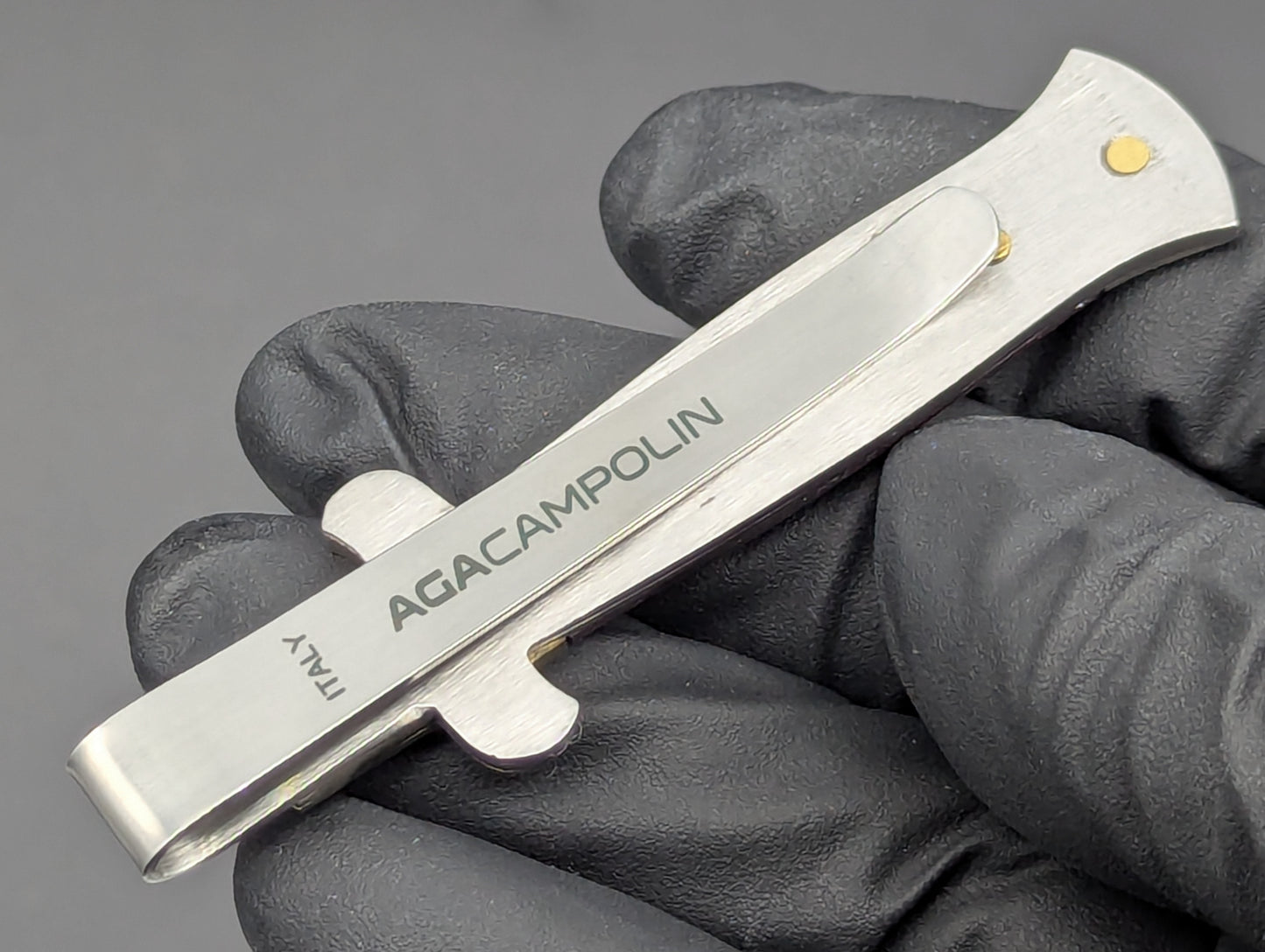 NOS AGA CAMPOLIN STILETTO MONEY CLIP WOOD