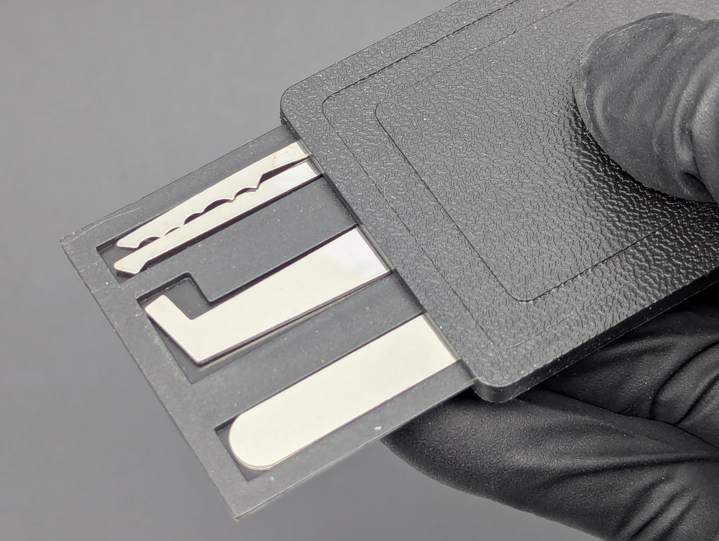 Black Card Wallet Lock Pick Set