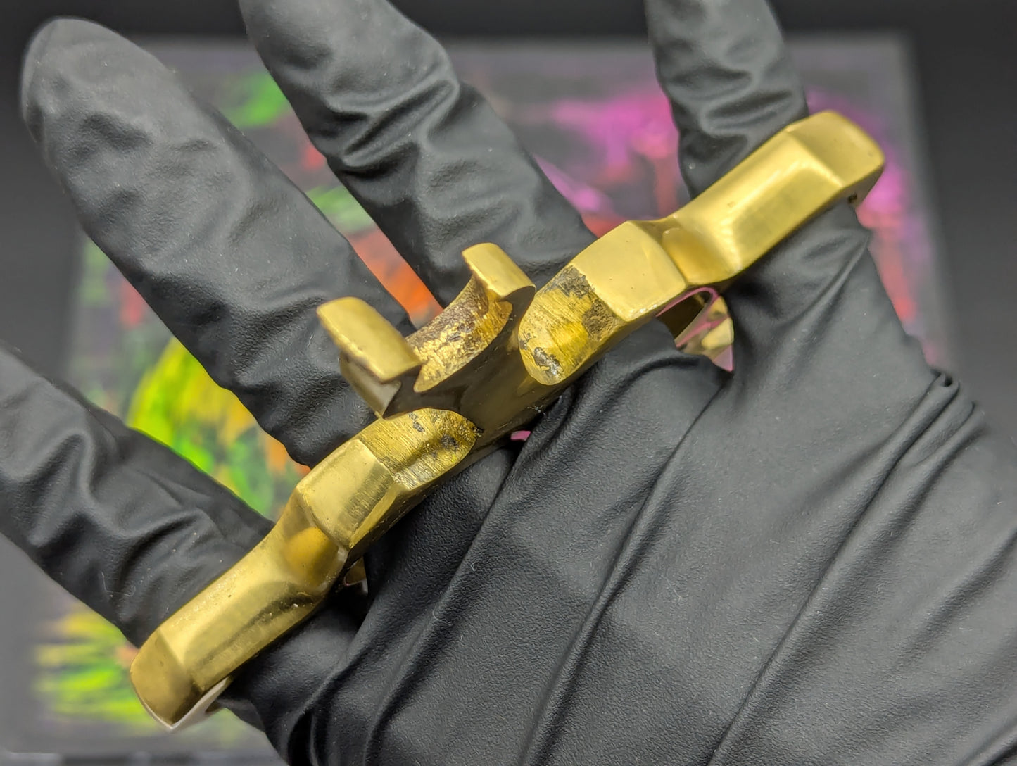 Solid Brass Knuckle Bottle Opener