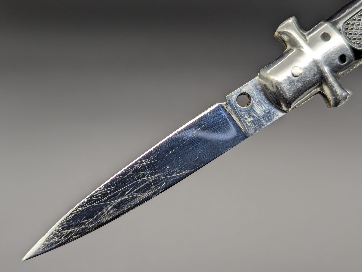 ANTIQUE FRENCH BARGEON MALTESE SWITCHBLADE KNIFE LG
