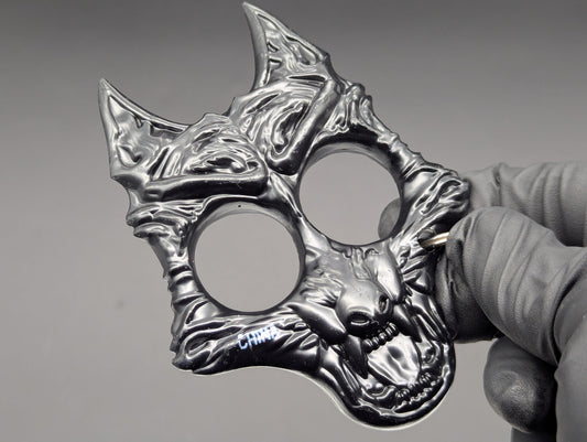 BLACK ABS WEREWOLF SELF DEFENSE KEYRING