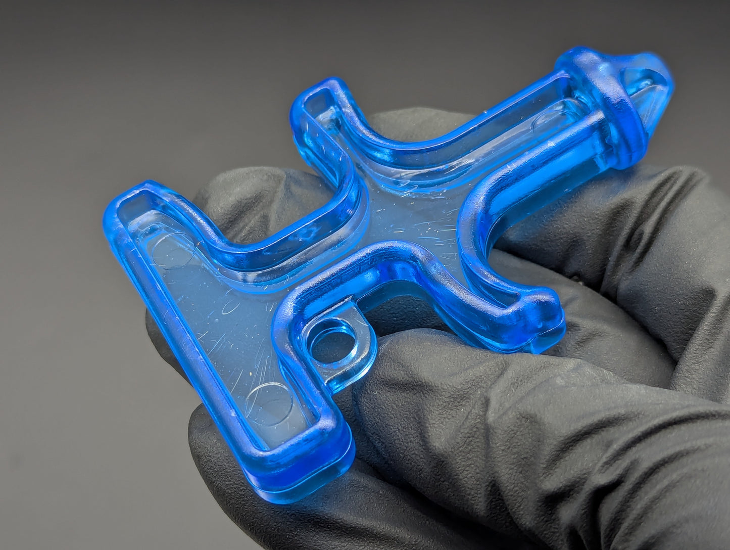 BLUE COMBAT TECHNOLOGIES IMPACT PLASTIC SELF DEFENSE KEYRINGS