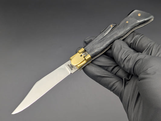 VINTAGE JAPANESE DEER FOOT SWITCHBLADE KNIFE