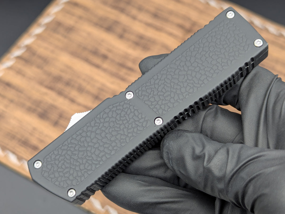 BLACK LIGHTNING 2.0 D/A OTF KNIFE DROP POINT PLAIN