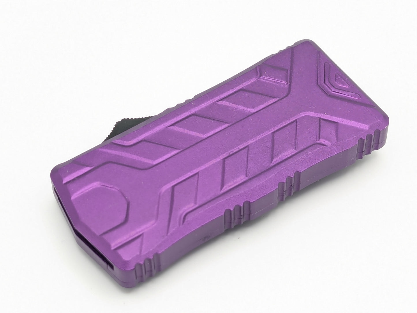 Purple Molded Aluminum D/A Box Cutter OTF Knife