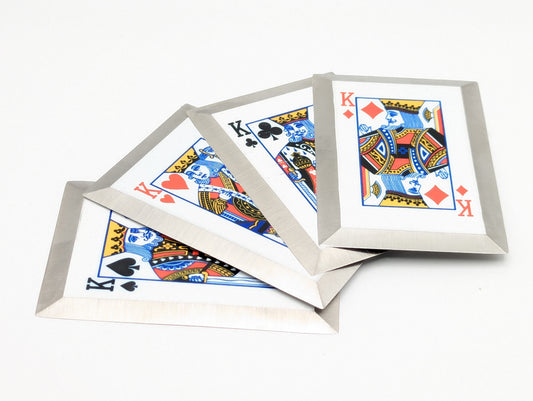 4 PC KINGS NINJA SHURIKEN THROWING CARD SET