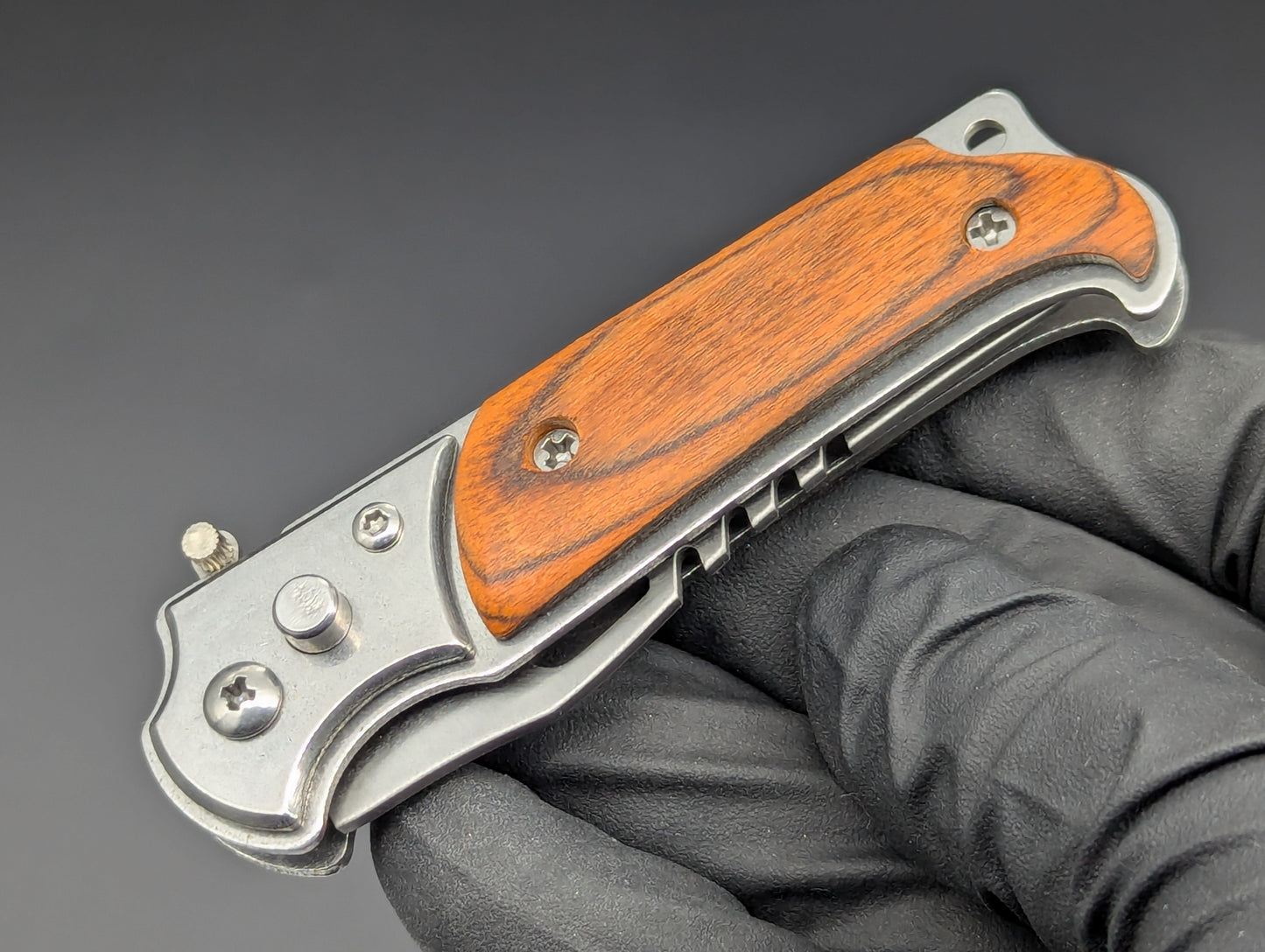 5.75" MINI ROSEWOOD SWITCHBLADE KNIFE