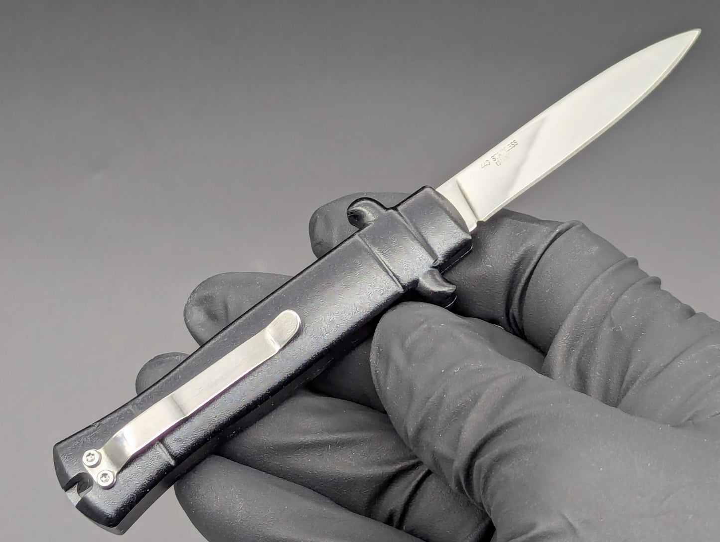 3.25" BLACK MINI D/A OTF KNIFE