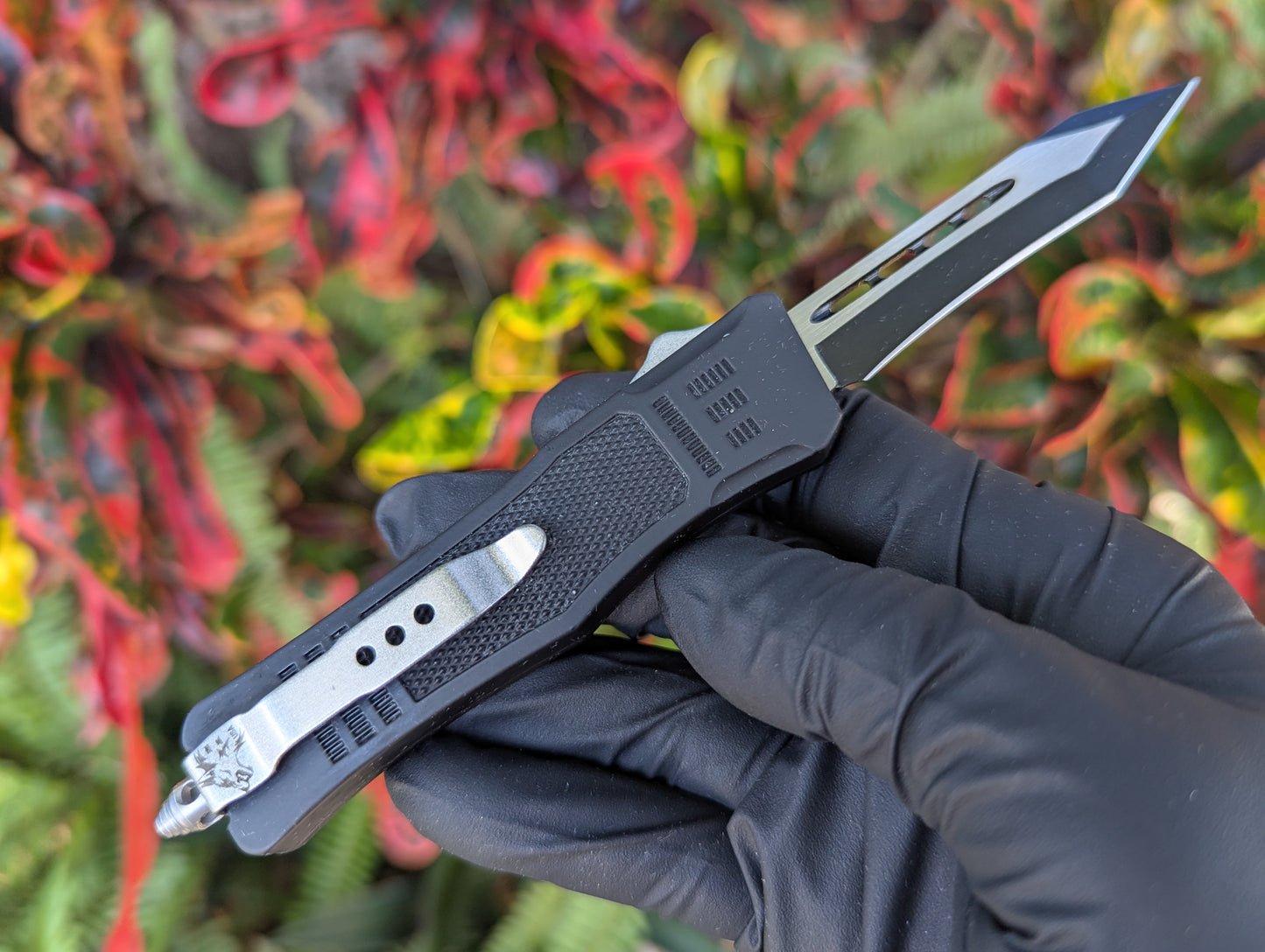 7" Mini Reverse Tanto Tactical D/A OTF Knife