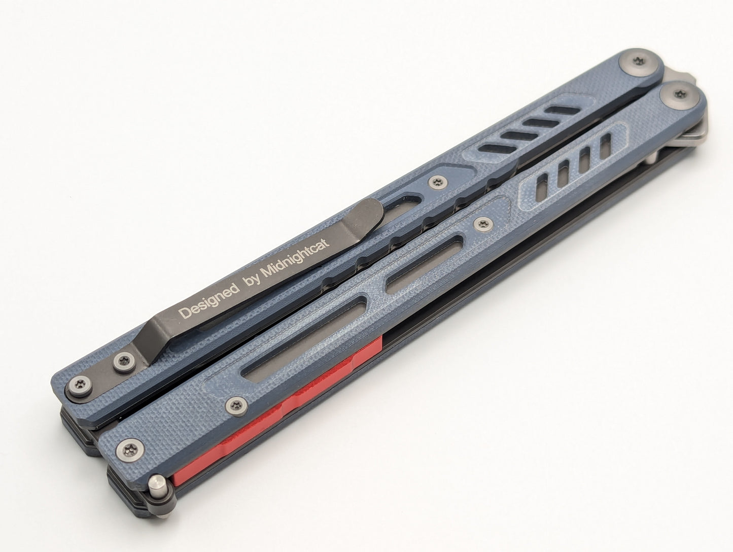 MAXACE GREY G-10 BANSHEE V2 BALISONG KNIFE