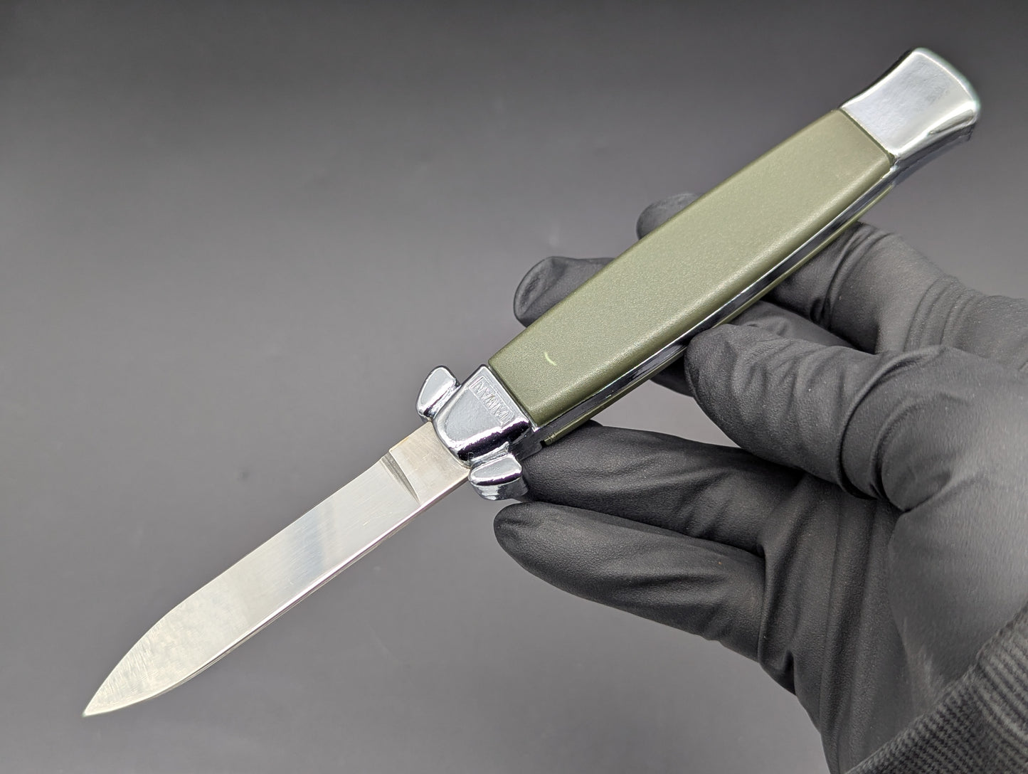 RARE NOS VINTAGE 80's TAIWAN GREEN NATO MILITARY OTF KNIFE