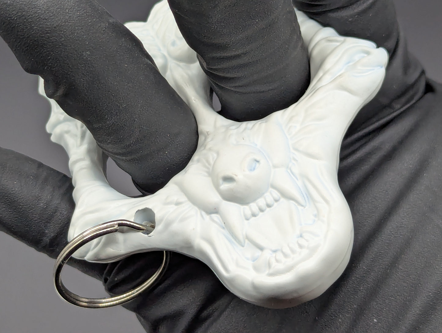 WHITE ABS WEREWOLF SELF DEFENSE KEYRING