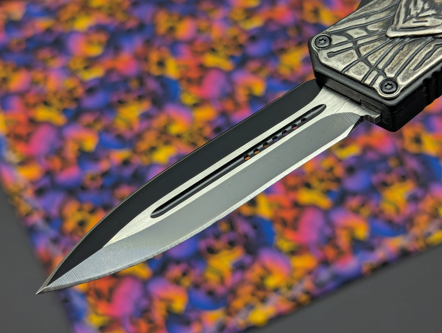 Tactical Reaper Dual Action OTF Knife Double Edge