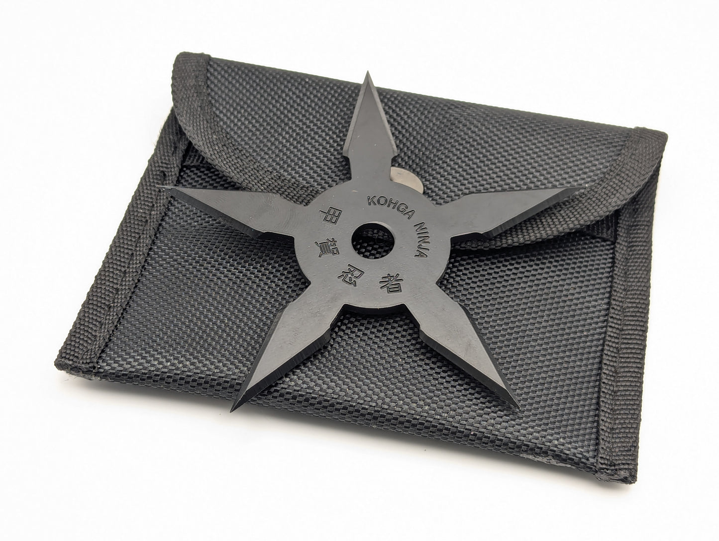5 POINT BLACK NINJA KOHGA SHURIKEN THROWING STAR