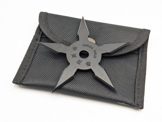 5 POINT BLACK NINJA KOHGA SHURIKEN THROWING STAR