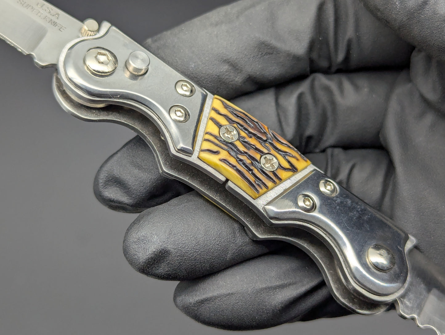 NOS Dual Blade Automatic Knife Cali-Legal