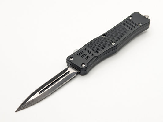 7" Mini Double Edge CQB OTF Automatic Knife Black