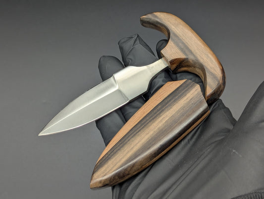 Philippines Handmade Wood & Carbon Steel Push Daggers