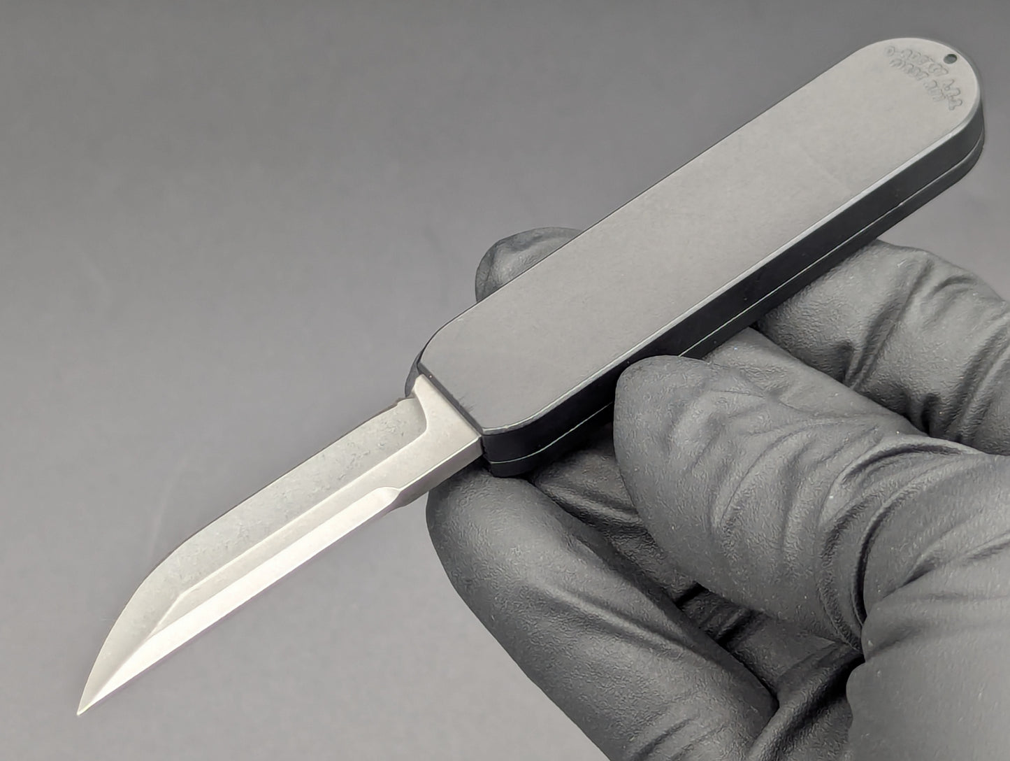 A.R.S. KNIVES D ROCKET D/A OTF TANTO BLACK GY/BTN