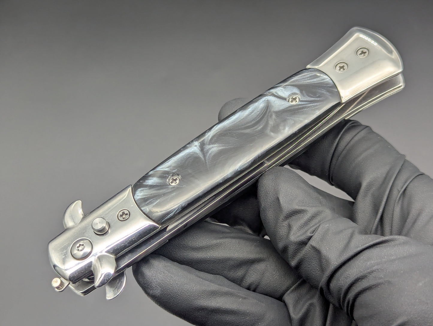 BLACK PEARL MILANO DIABLO STILETTO SWITCHBLADE