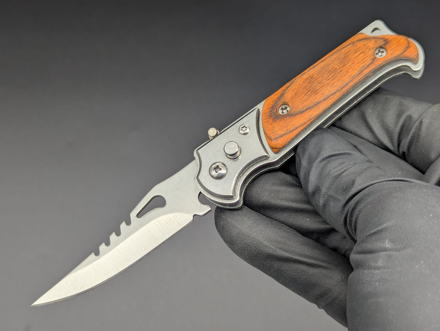 5.75" MINI ROSEWOOD SWITCHBLADE KNIFE