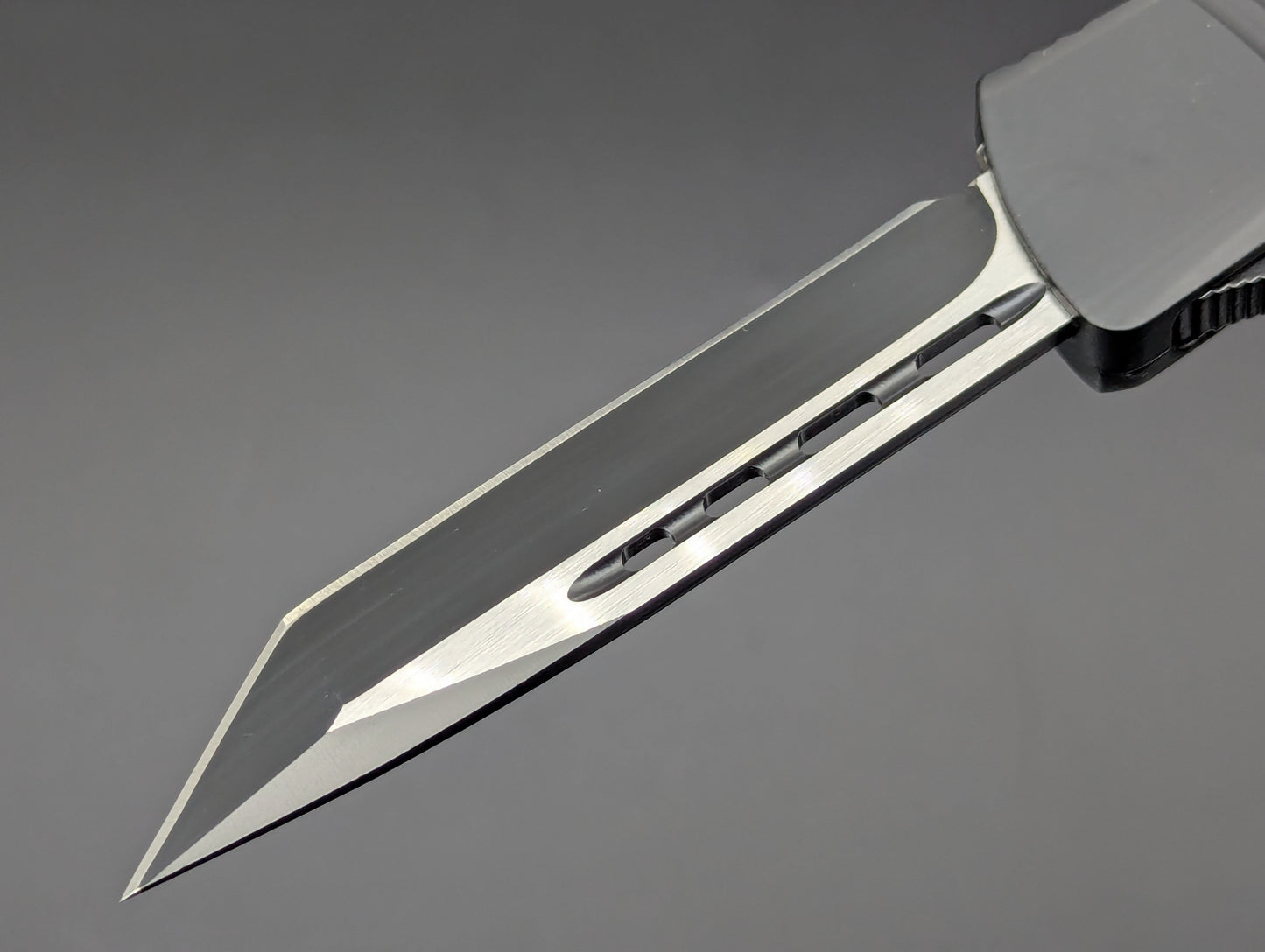 9.5" XL BLACK TACTICAL TANTO OTF AUTOMATIC KNIFE