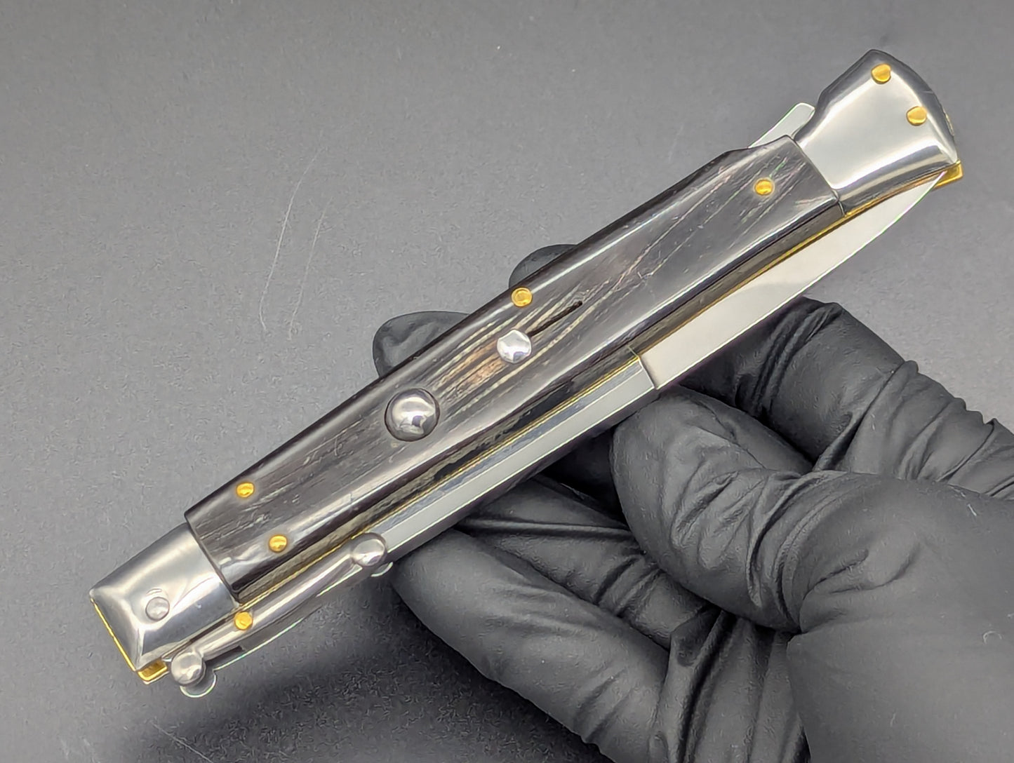 29cm Frank B Buffalo Horn Swinguard Bayonet Blade