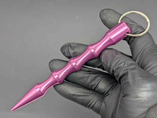 5.5" PINK SELF DEFENSE KUBATON KEYRING