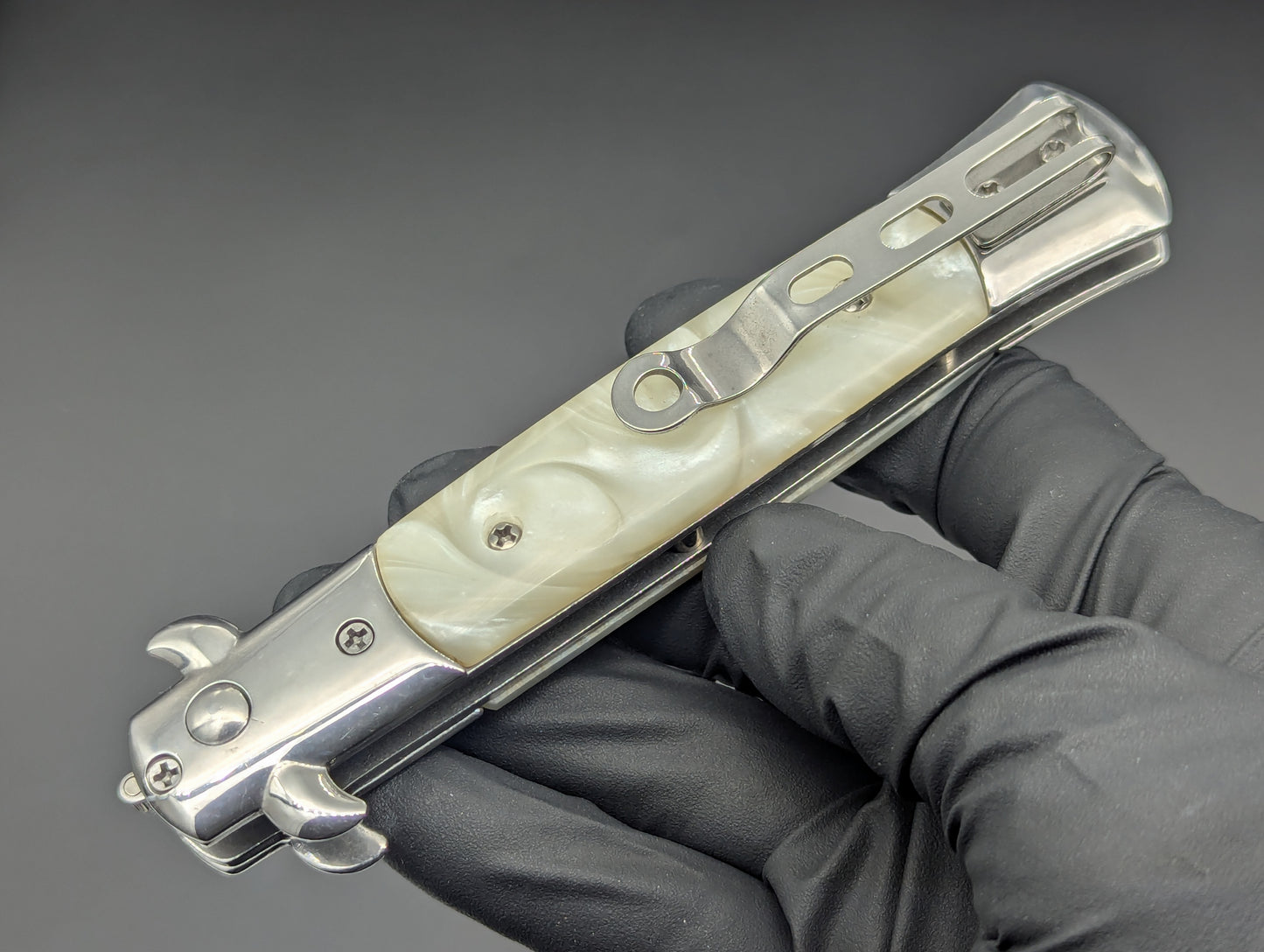 FAUX PEARL MILANO DIABLO STILETTO