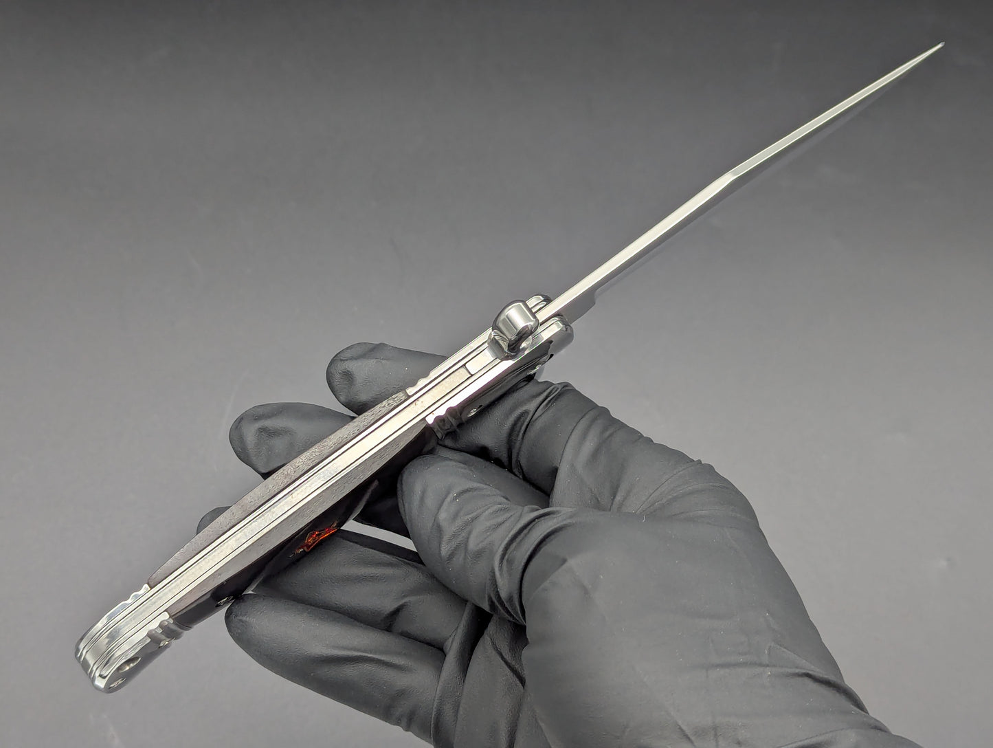 USSR Hidden Release Automatic Knife Dark Wood